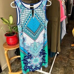 COPY - Madison Leigh sleeveless Jersey material sheath dress. Size 6